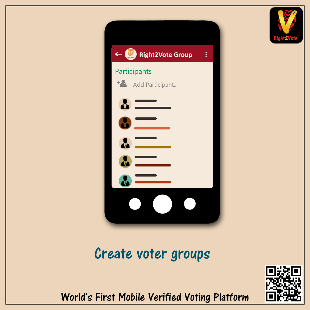 Create Voter Groups - Right2Vote
