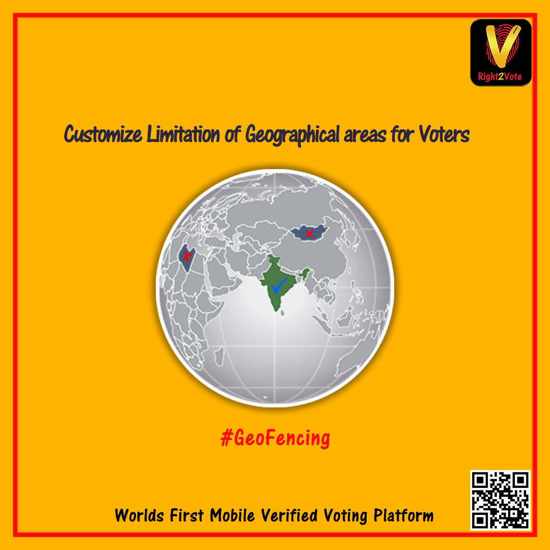 Geo Fencing Feature - Right2Vote