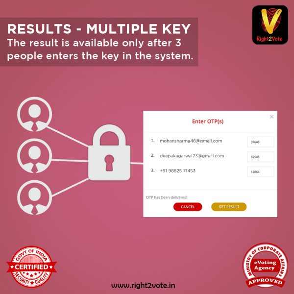 Multiple Key Results Feature - Right2Vote