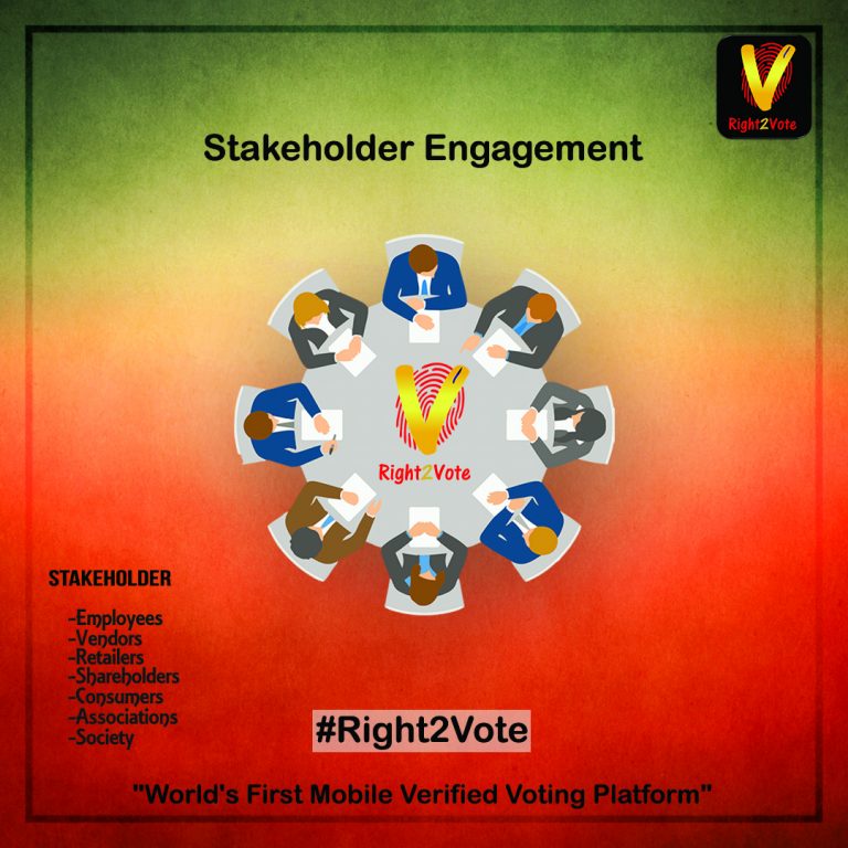 Stakeholder Engagement - Right2Vote